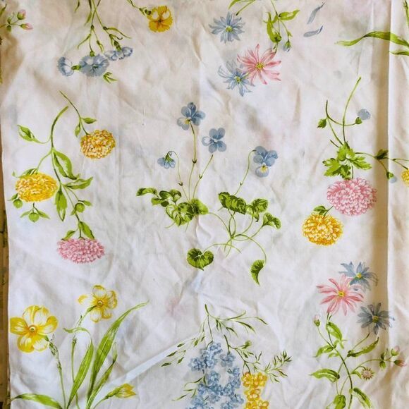 SPRINGMAID Wondercale Twin Size Sheet LOT of 2 VTG - Picture 2 of 4